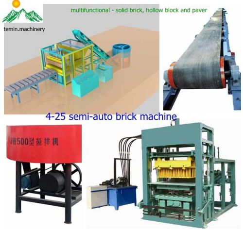 Fly Ash Bricks Machine, Brand Name : temin