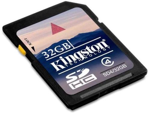 Secure Digital High Capacity Memory Cards, Brand Name : Kingston
