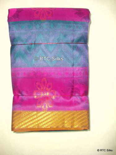 Silk saree, Pattern : Printed