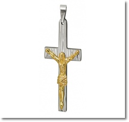 Stainless Steel Cross Pendant, Brand Name : ort