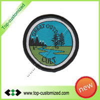Various Embroidery Velcro Patch, Brand Name : Top-Customized