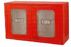 Polished Fire Hose Box, Color : Red
