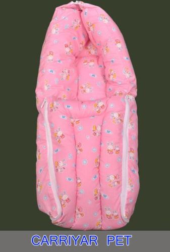 Carrier Baby Bed, Color : Pink 2x2 Feet Antique