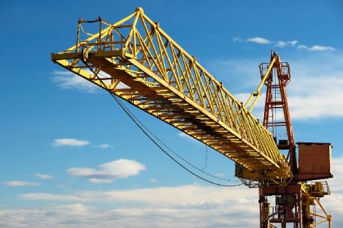 Construction Tower Crane, Packaging Type : Yellow