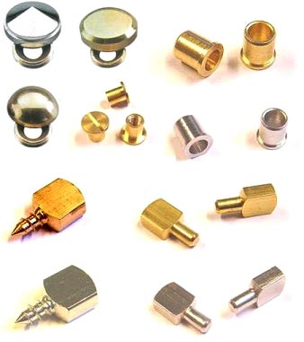 Plain Brass Mirror Caps, Shape : Round
