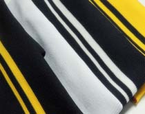 Flat Knit Rib Fabric (1x1) With Stripes