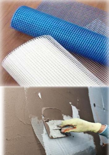 Fibreglass Mesh, Packaging Type : WHITE, BLUE for CONSTRUCTION
