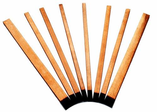 Flat Gouging Graphite Electrode, Brand Name : mevmachine