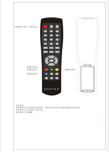 Tv remote control, Brand Name : QT