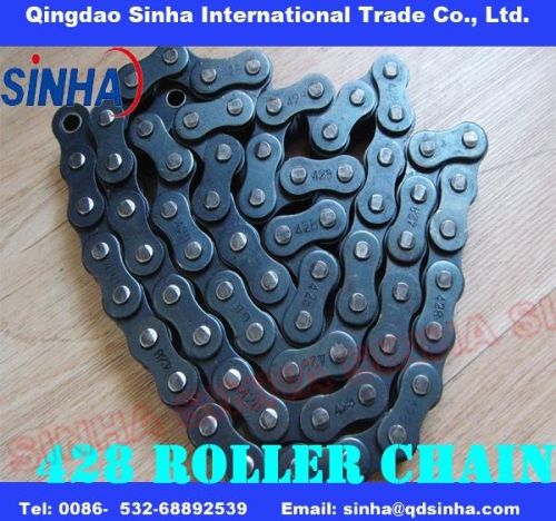 A3 steel/40Mn/45Mn Motorcycle Roller Chain, Brand Name : SINHA