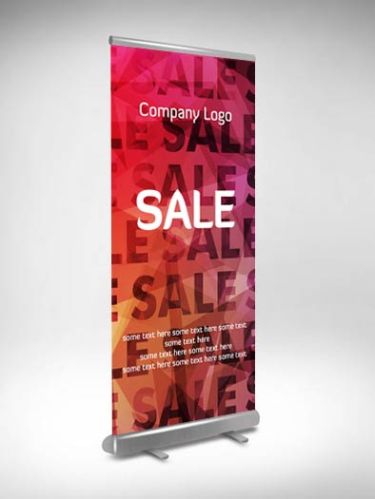 Roll Up Standee, Size : 2.5'x6', 3'x6' Etc