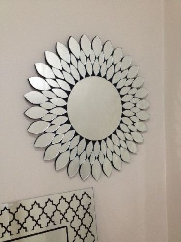 Glass Fancy Mirrors, Color : Transparent