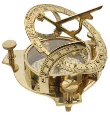 Brass Sundial Compass