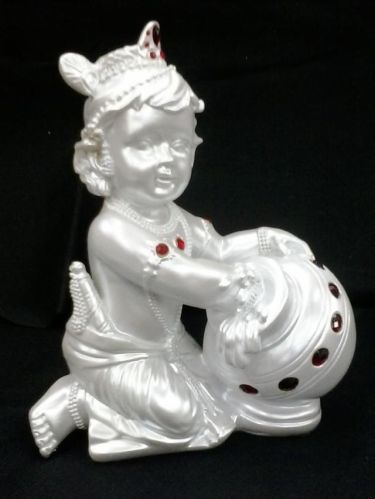 Polystone Ladoo Gopal, Size : 7'' (height)