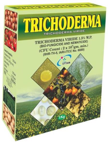 Uttam Trichoderma Viride 1.5%WP, Shelf Life : One Year