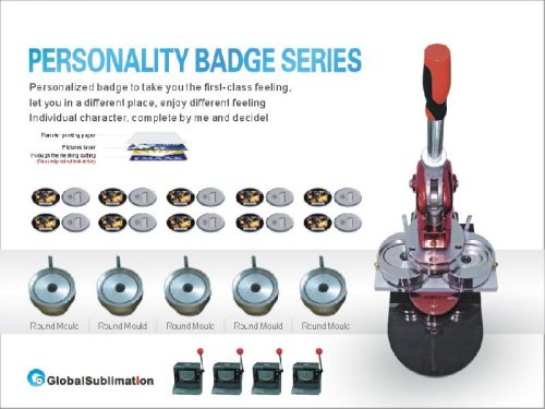 Round Badge, Sublimation Badge