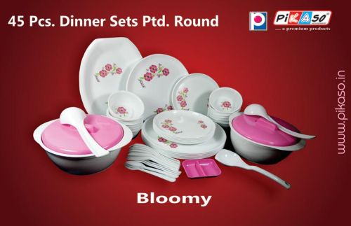 Bloomy Printed Dinner Set