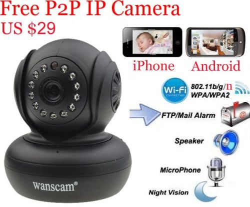 Arrival P2p IP Camera, Brand Name : Wanscam