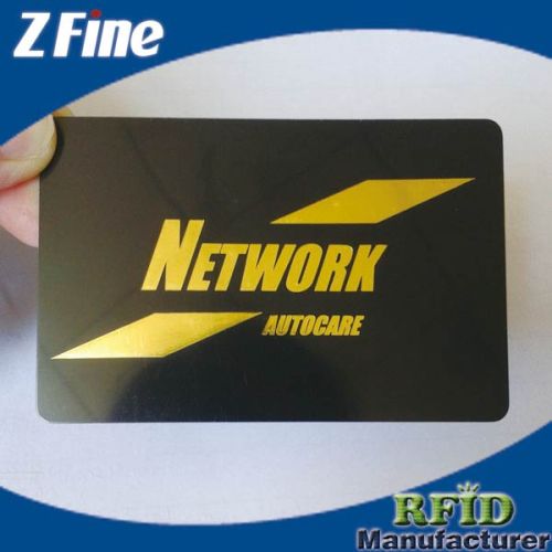 Glossy or matte 13.56MHz pvc Mifare 1k S50 Smart Card 85.5*54*0.8mm
