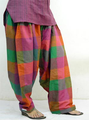 Printed Semi Patiala Salwar