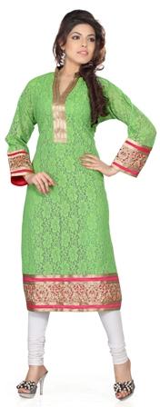 Som's Creation Designer Green Kurti