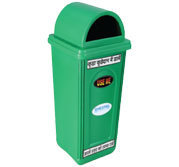 HDPE Plastic Dust Bins, For Home, Industrial, Size : T-370x370, B- 310x310, H- 690 Mm