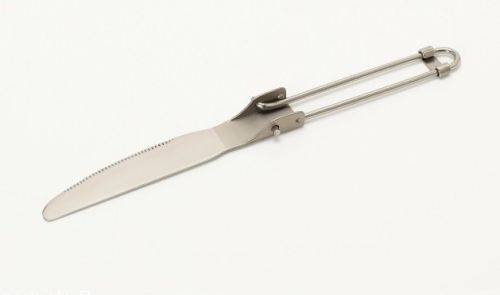 Outdoor Titanium Folding Dinner Knife
