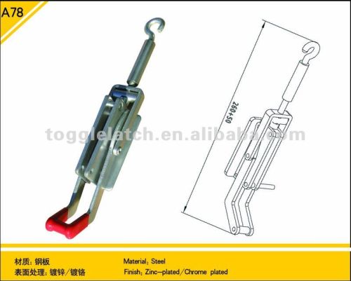 Heavy Duty Adjustable Toggle Clamp With Hook