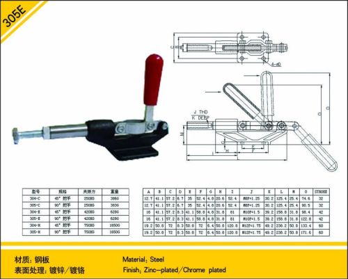 Vertical Toggle Clamp, Brand Name : tianjia