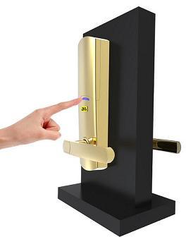 Stainless Steel Fingerprint Password Door Lock, Brand Name : ZKS