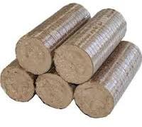 Biomass Briquette, Color : Dark Brown