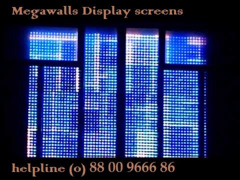 LED Rolling Curtain Display