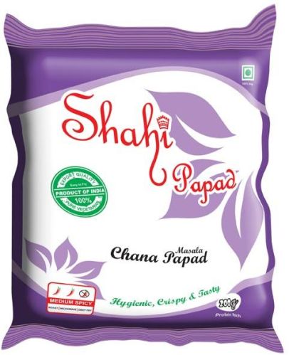 500gms Chana Masala Papad, For Human Consumption, Shelf Life : 3 Months