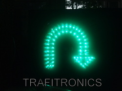 LED U Turn Traffic Signal