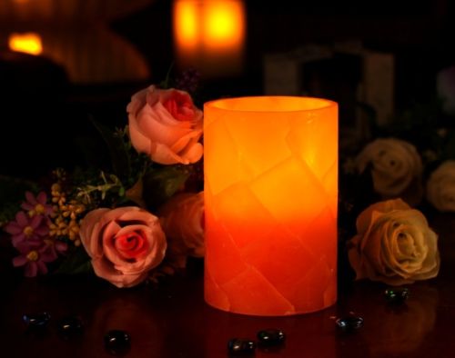 Geometric Patterns LED Wax Candles, Brand Name : Home impressions