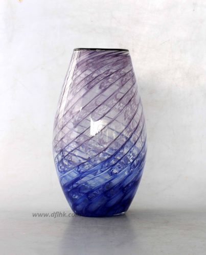 Spiral Colorful Glass Hurricane