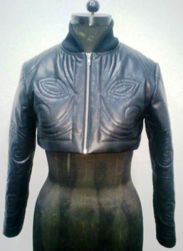 Ladies Leather Short Jacket