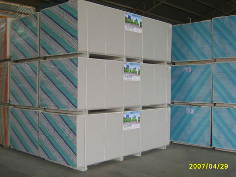 Hot Selling Paper-faced Sheetrock Partition Wall 7mm Thickness