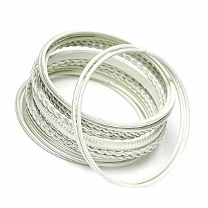 Silver Bangles