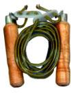 Skipping Rope Wooden Handle