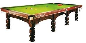 Plain Wooden 8 Legs Snooker Table Dimensionally Accurate