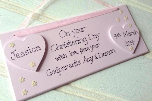 Christening Plaque