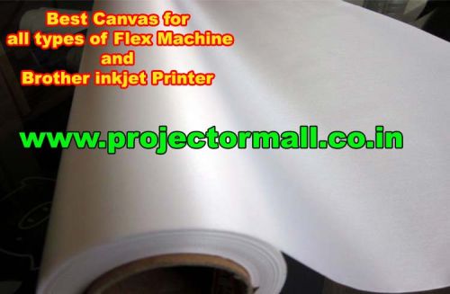 Round Inkjet Canvas Rolls, For Painting, Pattern : Plain