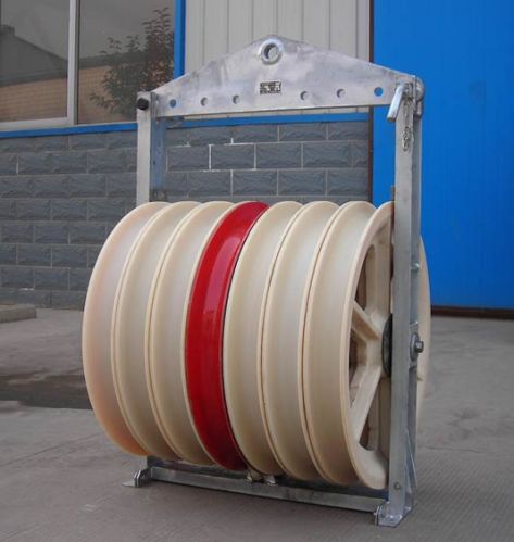 7 Wheel Sheave Overhead Transmission Line, Brand Name : Lanxing