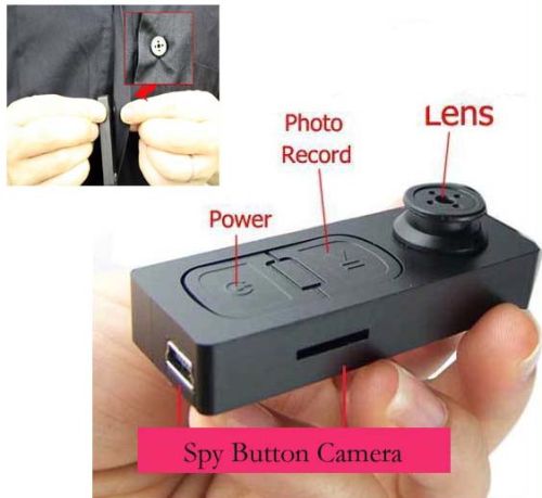 Spy Button Camera