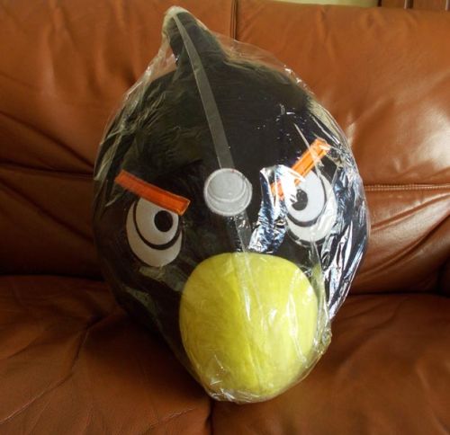 Angry Bird Soft Toy, Packaging Type : black