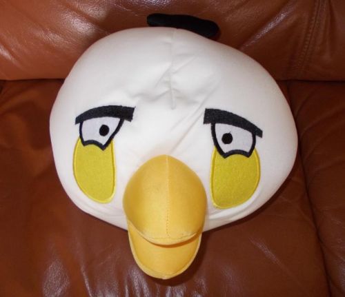 Angry Bird Soft Toy, Shape : round, Packaging Type : white, black