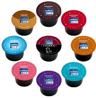 Blue Coffee Capsules