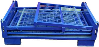 Folding Steel Pallet Container, Brand Name : JD