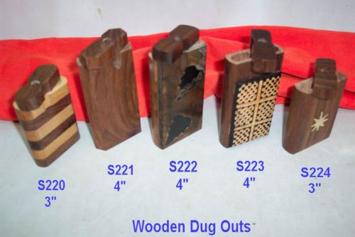 Colourfull Wooden Dugouts